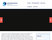 Tablet Screenshot of mychamplain.net